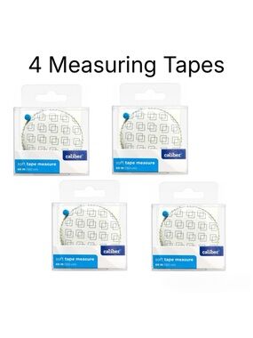 (4) Caliber Brand Soft Tape Measure